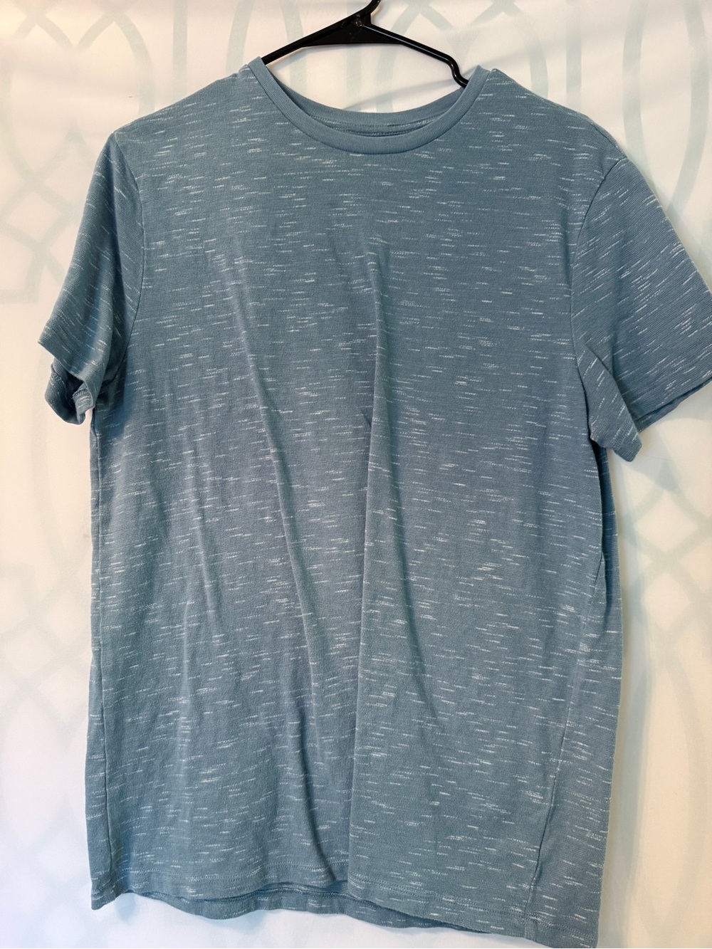 Goodfellow & Co Light Blue Heather Short Sleeve Crew Tee